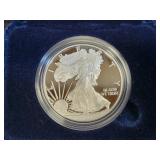 2015-W PROOF SILVER EAGLE W/ BOX & COA
