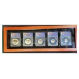 2016 CANADIAN SILVER MAPLE LEAF 5 COIN SET