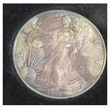 1996 SILVER EAGLE W/ BOX