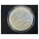 2020 KANSAS TALL GRASS PRAIRIE 5 OZ SILVER ROUND