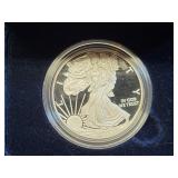2013-W PROOF SILVER EAGLE W/ BOX & COA