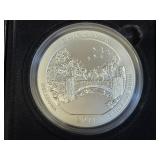 2011 OKLAHOMA CHIKASAW 5 OZ SILVER ROUND