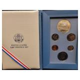 1987 US MINT PRESTIGE SET W/ BOX & COA