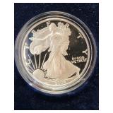 2004-W PROOF SILVER EAGLE W/ BOX & COA