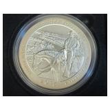2016 NORTH DAKOTA THEODORE ROOSEVELT 5 OZ SILVER