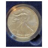 2015 UNC SILVER EAGLE W/ BOX & COA