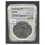 2023 SILVER EAGLE NGC: MS69