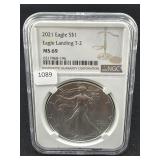 2021 TYPE II SILVER EAGLE NGC: MS69