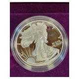 1995-P PROOF SILVER EAGLE W/ BOX & COA