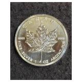 1 OZ CANADIAN SILVER MAPLE LEAF ROUND