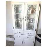 HOOSIER STYLE CABINET 32-1/2 X 11 X 69