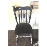 ROCKER & SIDE CHAIR - NEEDS REFINISHED