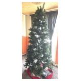 CHRISTMAS TREE AND DECORATIONS -