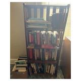 CRATE STYLE BOOKSHELF W/ASSORTED
