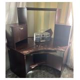 CORNER DESK UNIT W/DURABRAND PORTABLE