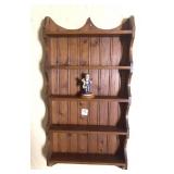 WALL SHELF W/HUMMEL: "GOD BLESS THE USA"