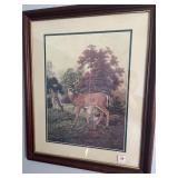 DEER PRINT & COPPER LOOK BULL RIDER