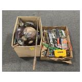 COAL MINERS HELMET W/CARBIDE LIGHT,