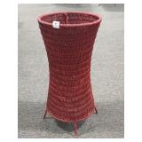 21 1/2" METAL FRAME/WICKER UMBRELLA STAND