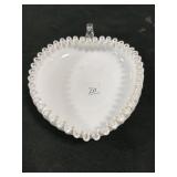 8" FENTON SILVER CREST NAPPY