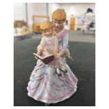 LENOX PORCELAIN FIGURINE "STORY TIME" - 7"