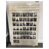 UNFRAMED POSTER "PRESIDENTS OF THE U.S.A." -
