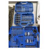 (2) NEAR COMPLETE "COMPANION" DRILL BIT SETS &