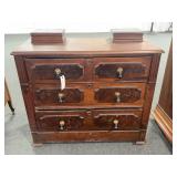 VICTORIAN 3 DRAWER DRESSER W/DUAL GLOVE DRAWERS -