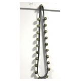 SLEIGH BELLS ON LEATHER BELT - 20 BELLS