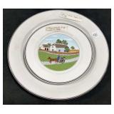 VILLEROY & BACH 8" AMISH PLATE AND 12" NOAHS ARK