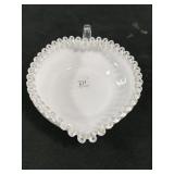 8" FENTON SILVER CREST NAPPY