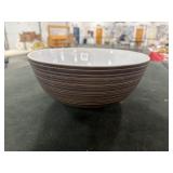10 1/2" PYREX BROWN MIXING BOWL