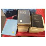 (9) STAMP CATALOGUES AND 3 INCOMPLETE STAMP BOOKS