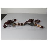 Damascus Steel fixed blade knives