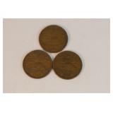 1969 Mexico 20 Centavos 3ea