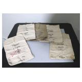 Vintage Cloth Bank Coin Bags