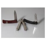 Schrade, Buck & Leatherman