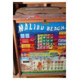 Bally Malibu Beach Pinball Machine with stand