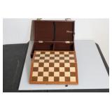 Folding Checker Board with Carrying Case