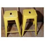 Metal Shop Stools 2 ea.