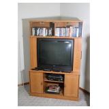 Entertainment Center and Contents 48x20x72