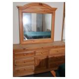Dresser with mirror