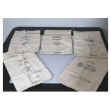 Vintage Cloth Bank Coin Bags