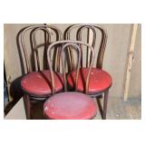 Bent Back Chairs 3 ea.