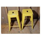 Metal Shop Stools 2 ea.