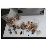 Collection of Natural Rough Stones and Crystals