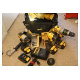 DEWALT 3 PC CORDLESS SET WITH CHARGER
