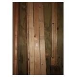9 LIKE NEW 8 FT 2" X 4" STUDS & MISC LUMBER