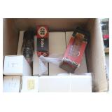 BOX OF RADIO TUBES