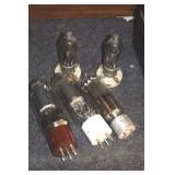 5 VARIOUS RADIO TUBES
